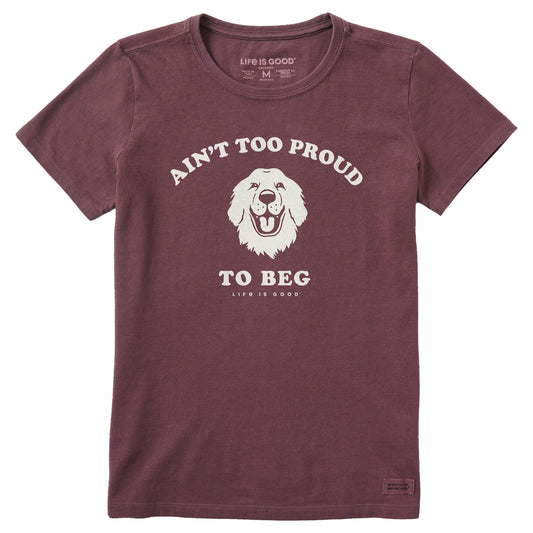 Women's Ain't Too Proud Short Sleeve Crusher Tee