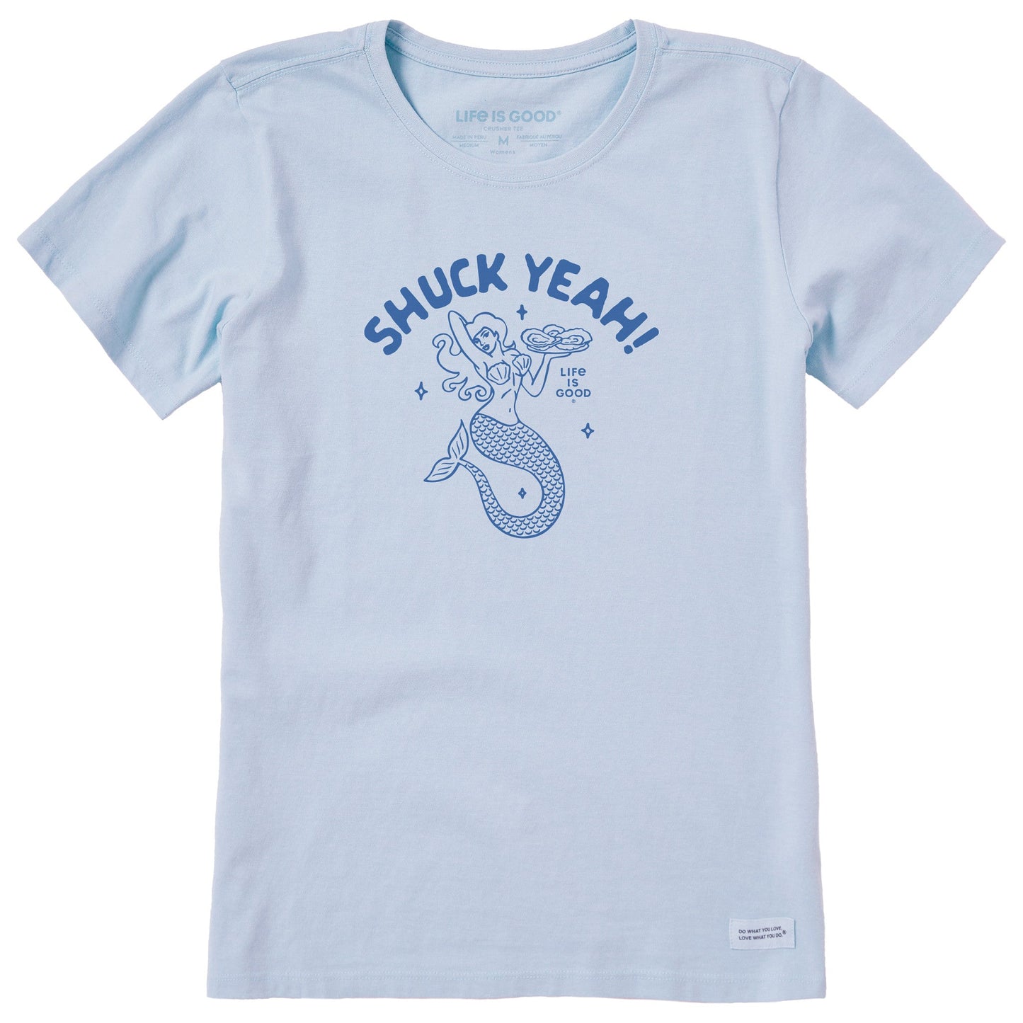 Women's Shuck Yeah! Mermaid Short Sleeve Crusher Tee