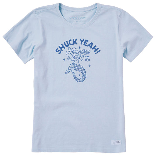 Women's Shuck Yeah! Mermaid Short Sleeve Crusher Tee