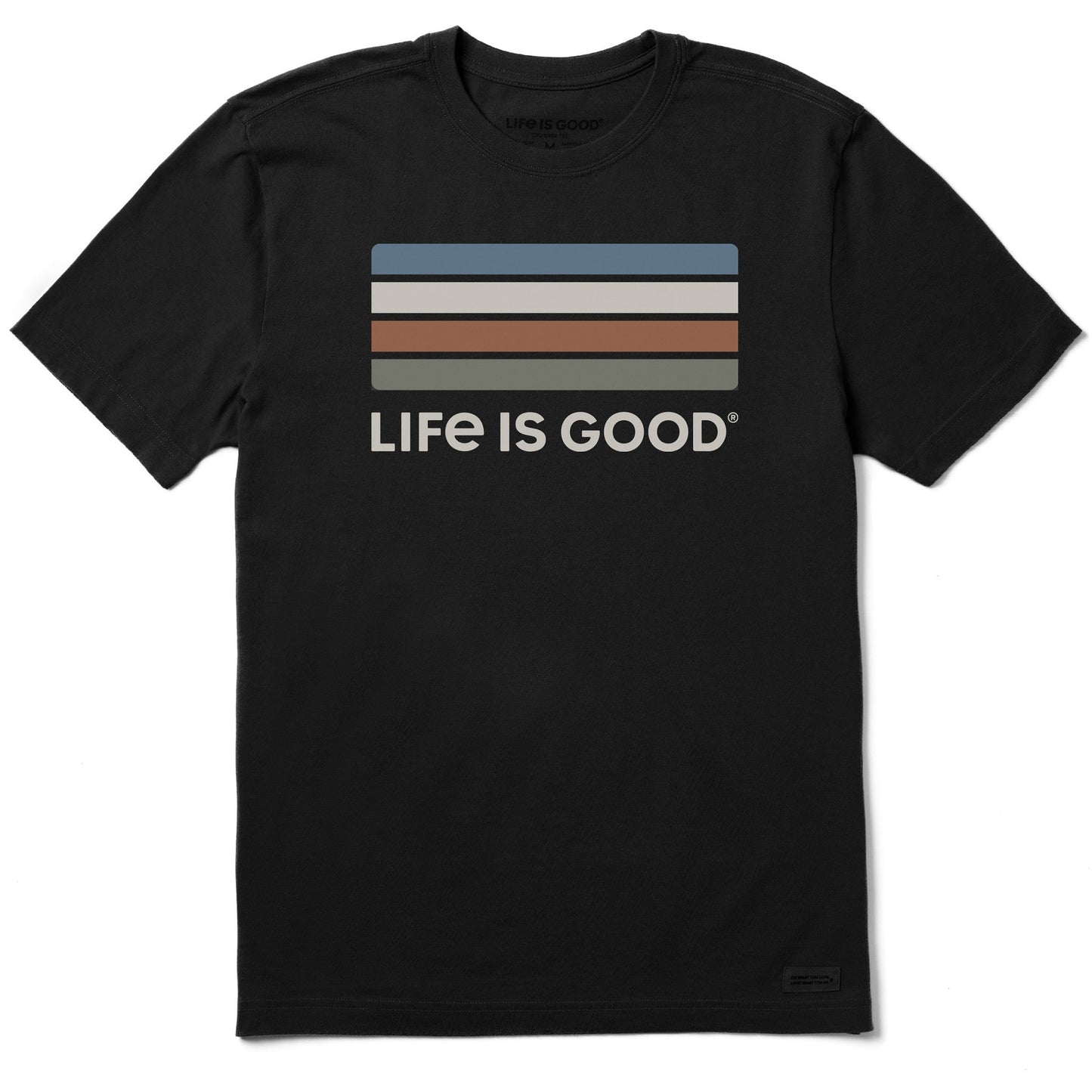 Men's LIG Color Stripes Short Sleeve Crusher Tee