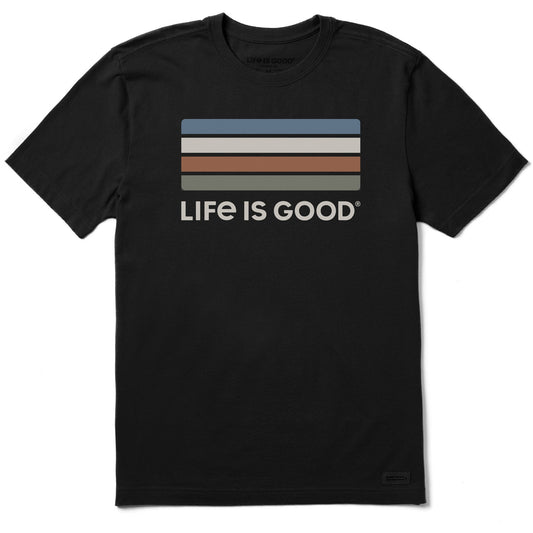 Men's LIG Color Stripes Short Sleeve Crusher Tee