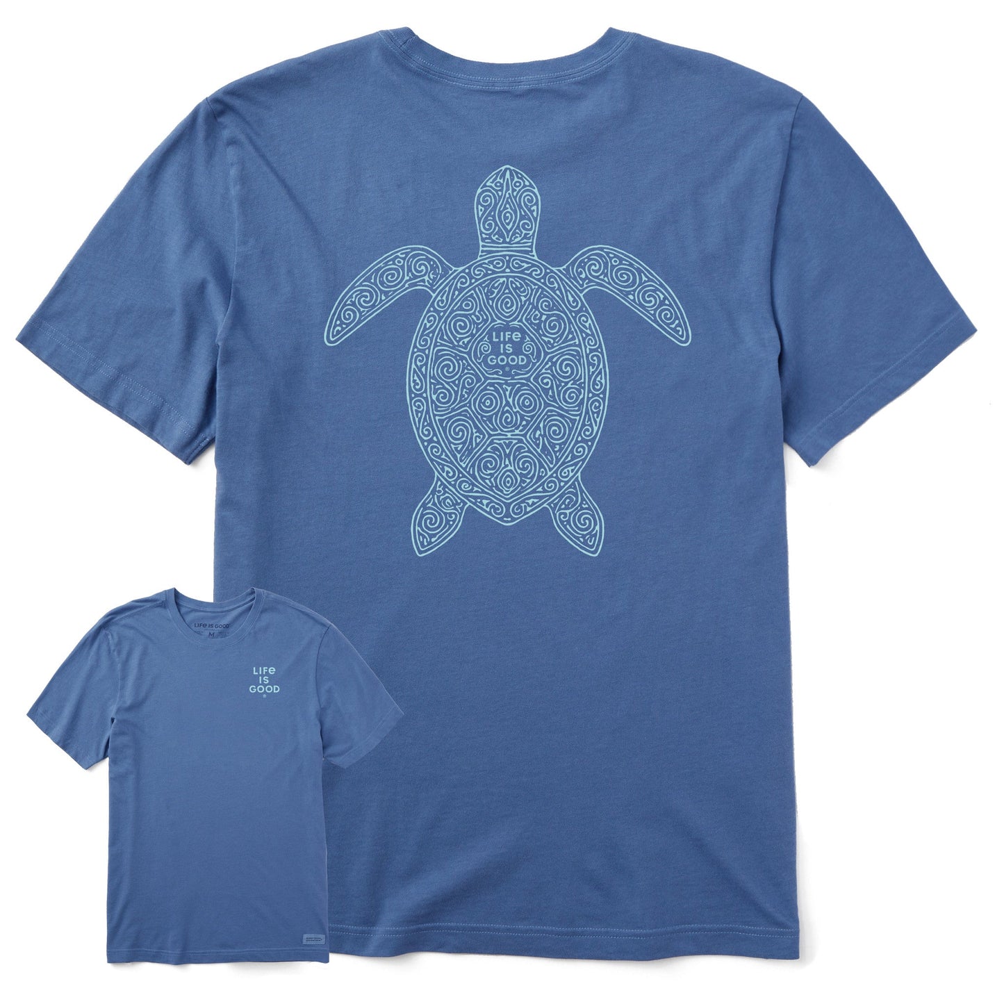 Men's Patterned Turtle Short Sleeve Tee
