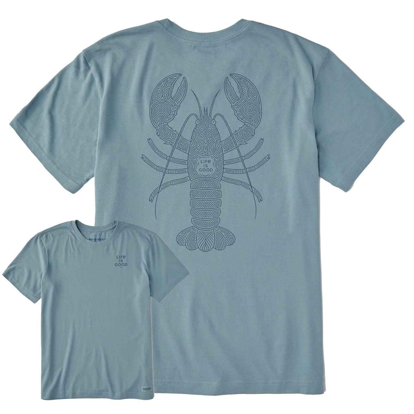 Men's Patterned Lobstah Short Sleeve Crusher Tee