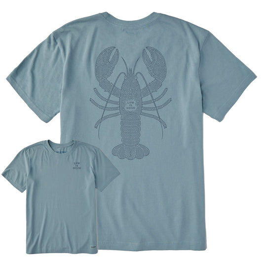 Men's Patterned Lobstah Short Sleeve Crusher Tee