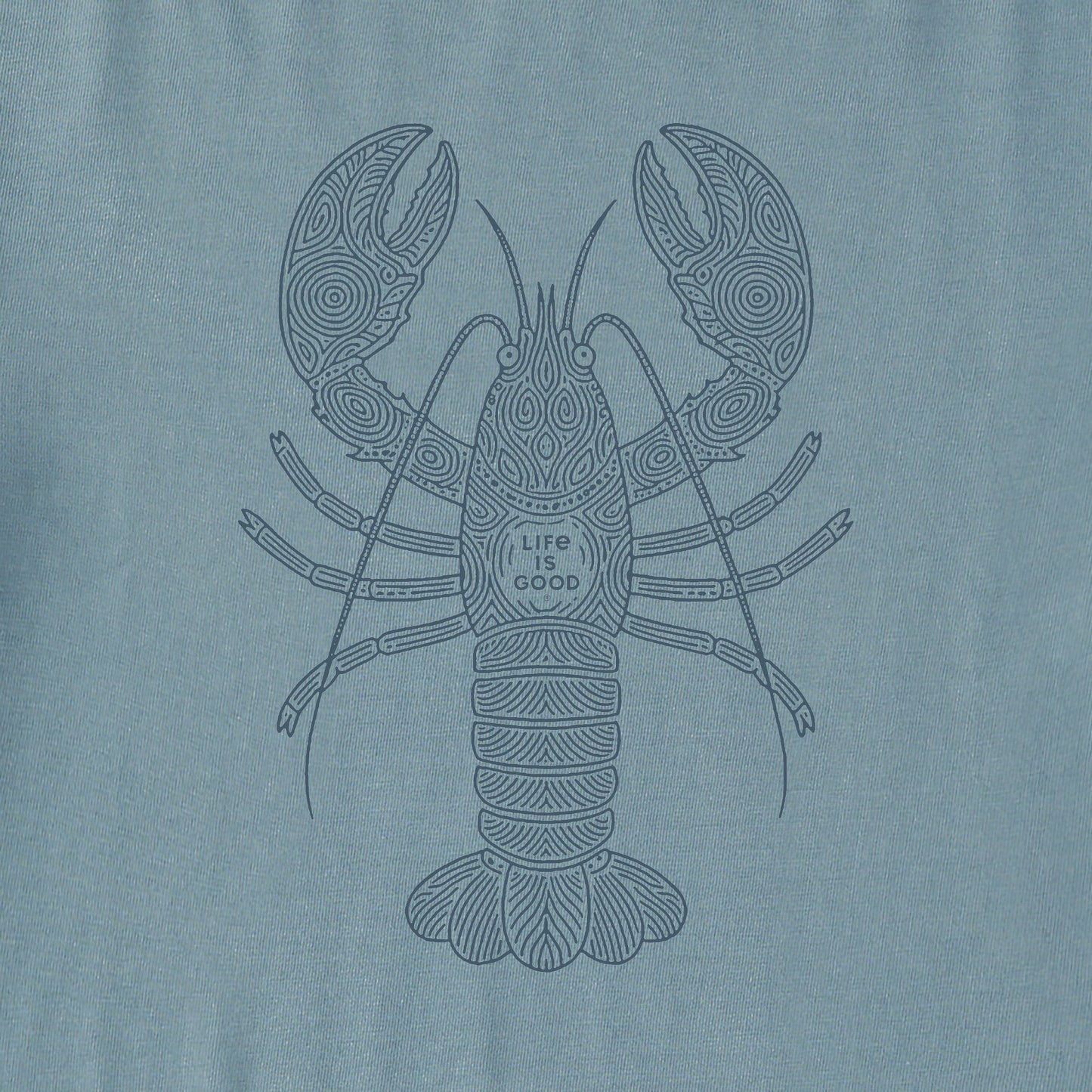Men's Patterned Lobstah Short Sleeve Crusher Tee