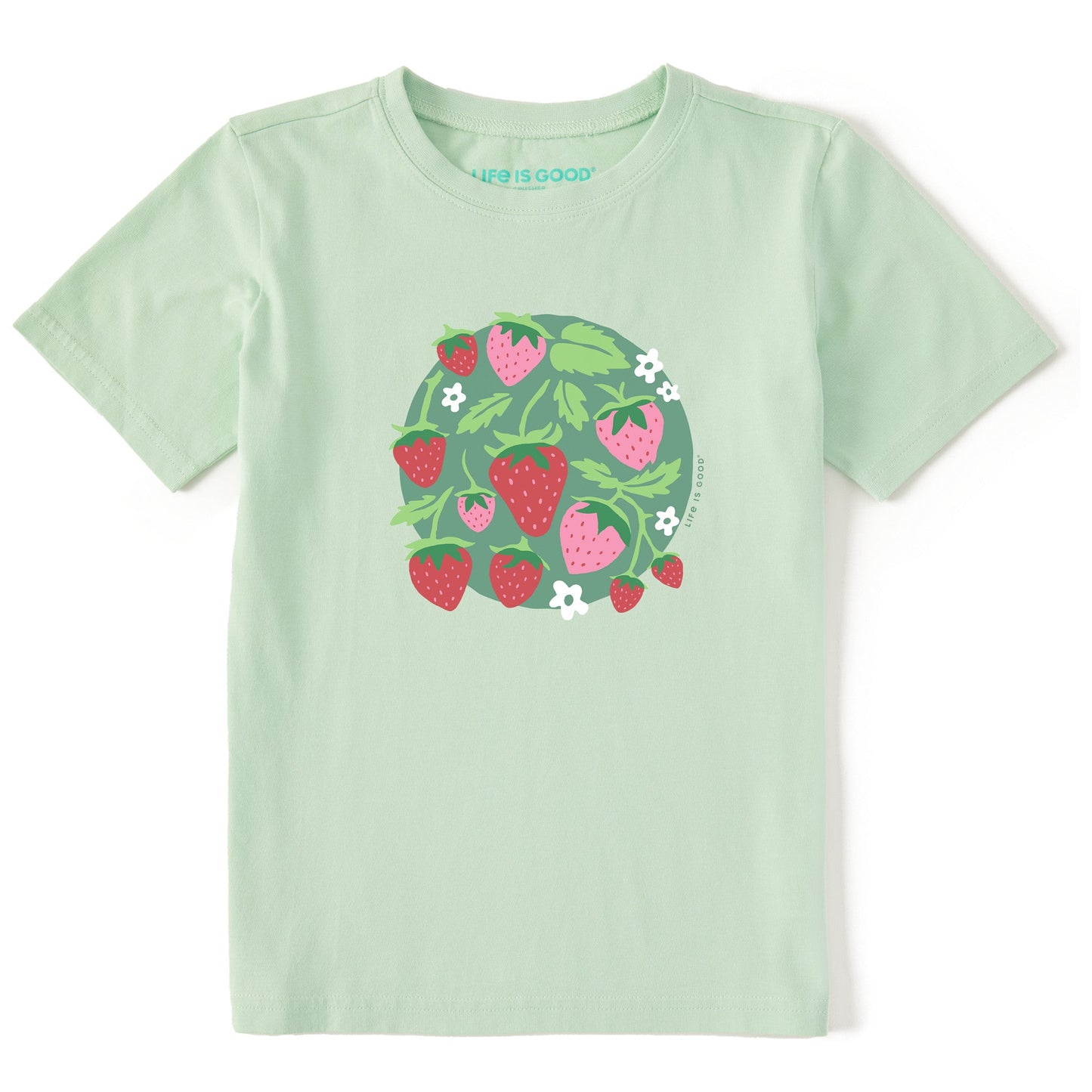 Kids Strawberries Short Sleeve Crusher Tee