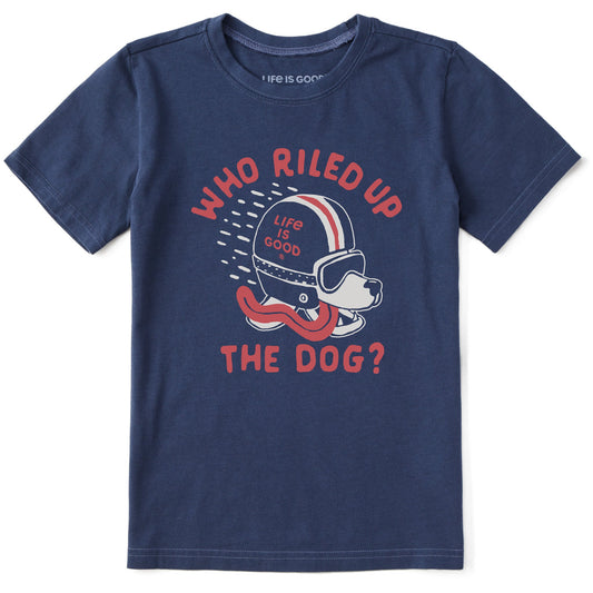 Kids Who Riled Up the Dog? Short Sleeve Crusher Tee