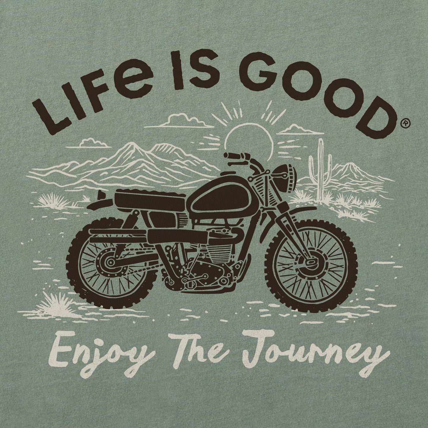 Men's Enjoy the Journey Motorcycle Short Sleeve Tee