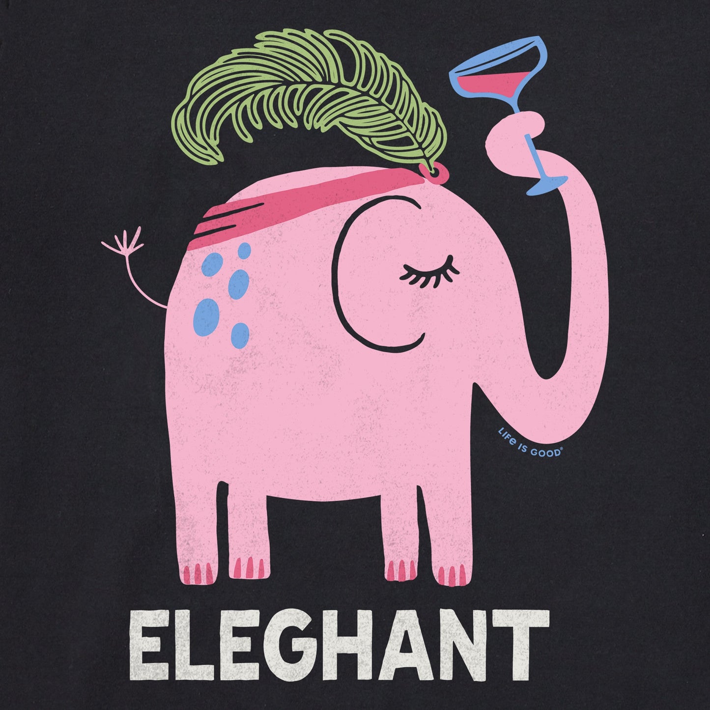 Women's Eleghant Short Sleeve Crusher Boxy Tee