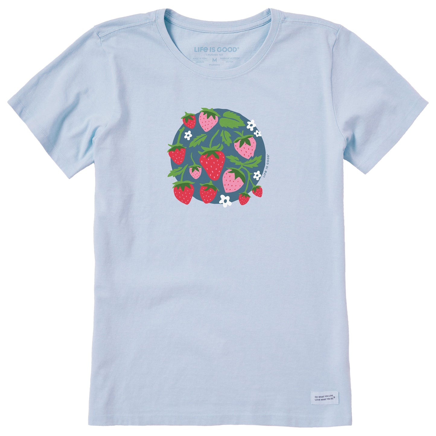 Women's Strawberries Short Sleeve Crusher Tee
