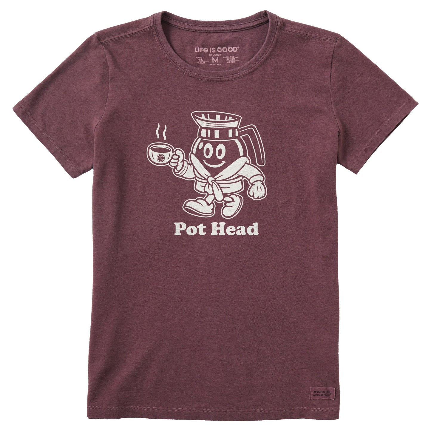 Women's Pot Head Mascot Short Sleeve Crusher Tee