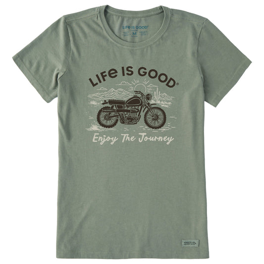 Women's Enjoy the Journey Motorcycle Short Sleeve Crusher Tee