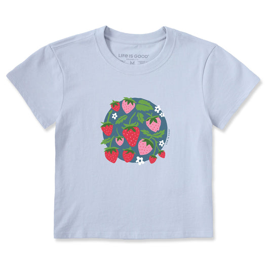 Women's Strawberries Crusher-LITE Shrunken Tee