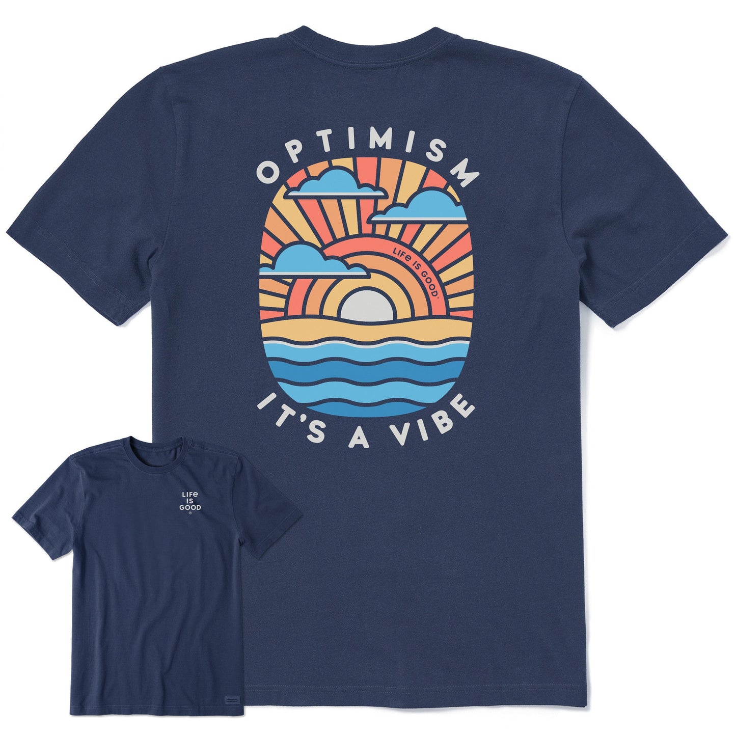 Men's Optimism It's a Vibe Short Sleeve Tee
