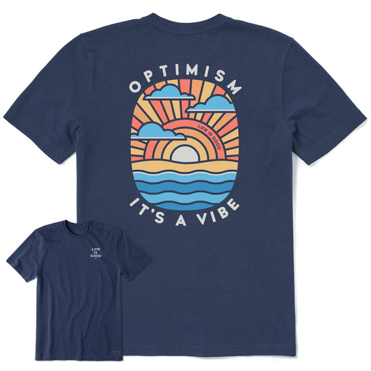 Men's Optimism It's a Vibe Short Sleeve Tee