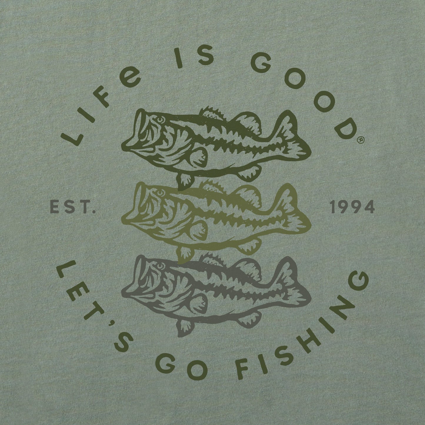 Men's Let's Go Fishing Short Sleeve Tee