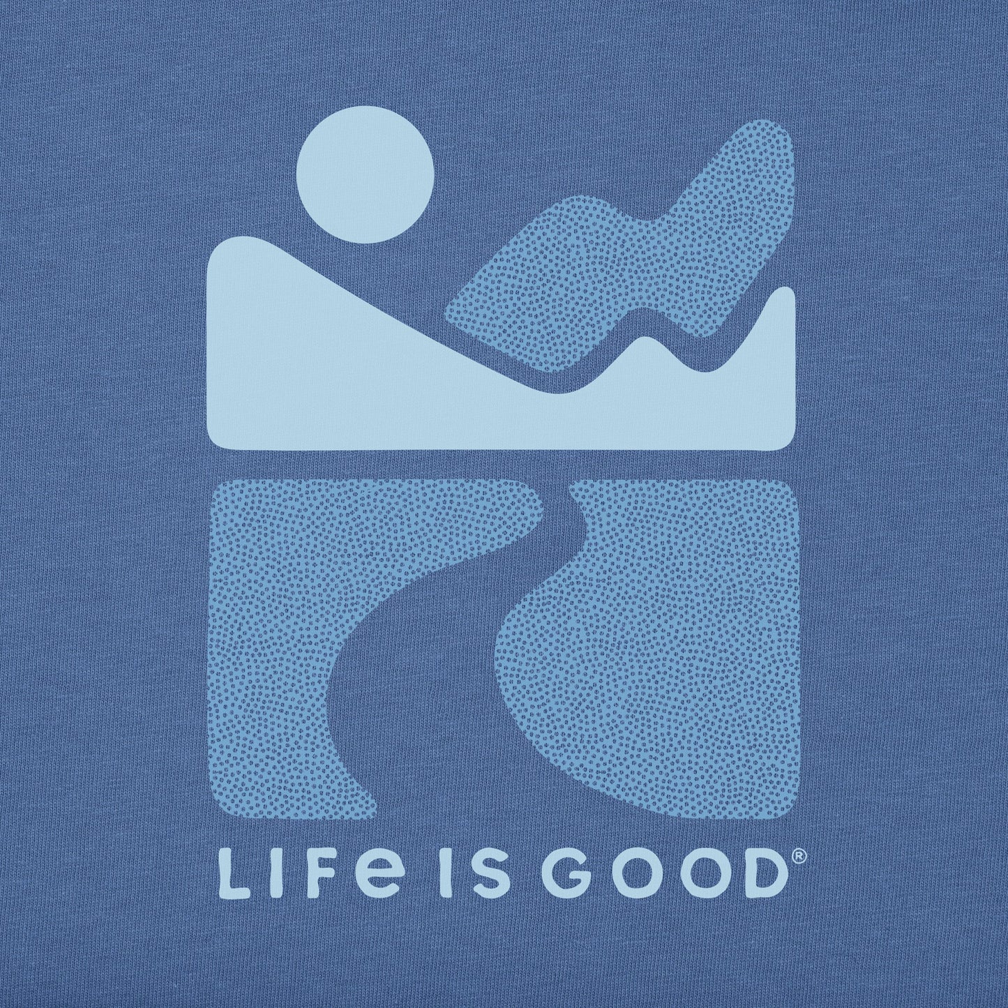 Men's Clean Mountain Scene Short Sleeve Tee