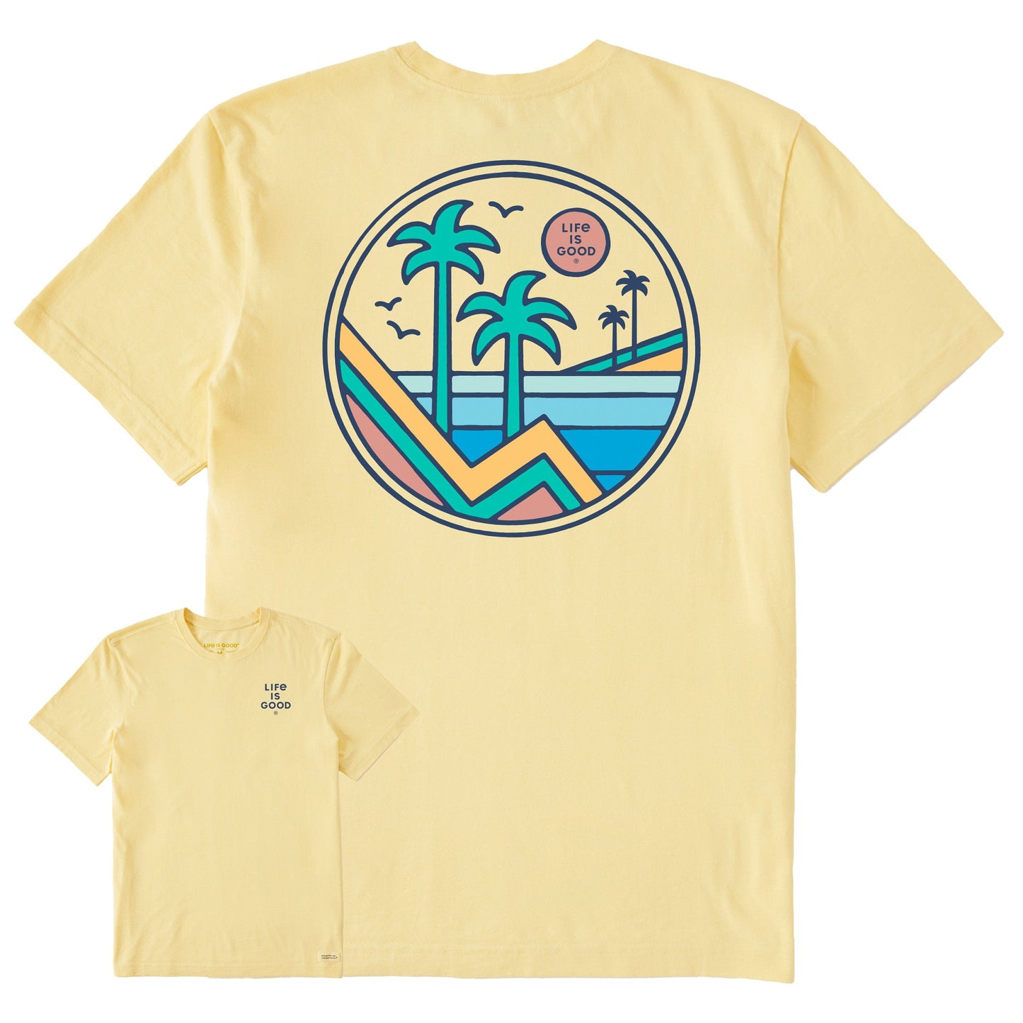Men's Palms Sun and Water Short Sleeve Crusher Tee
