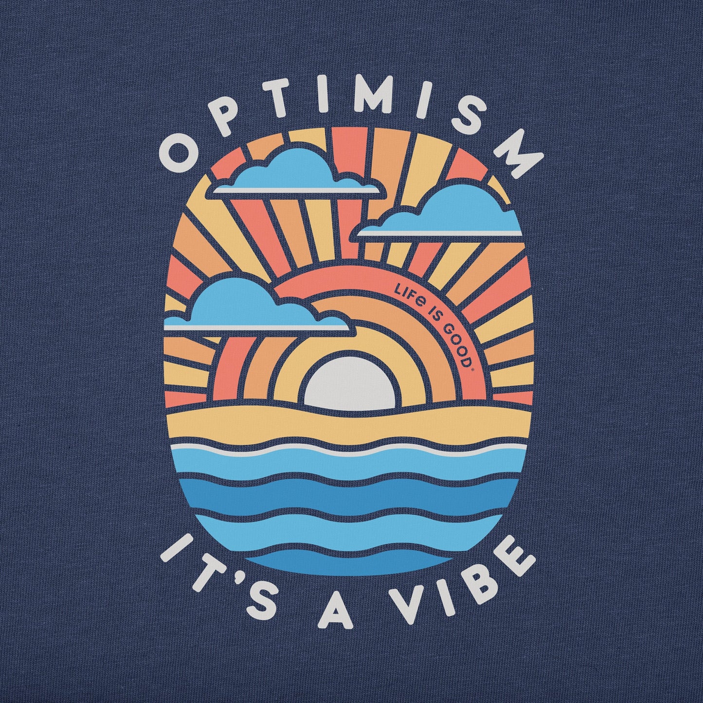 Men's Optimism It's a Vibe Short Sleeve Tee
