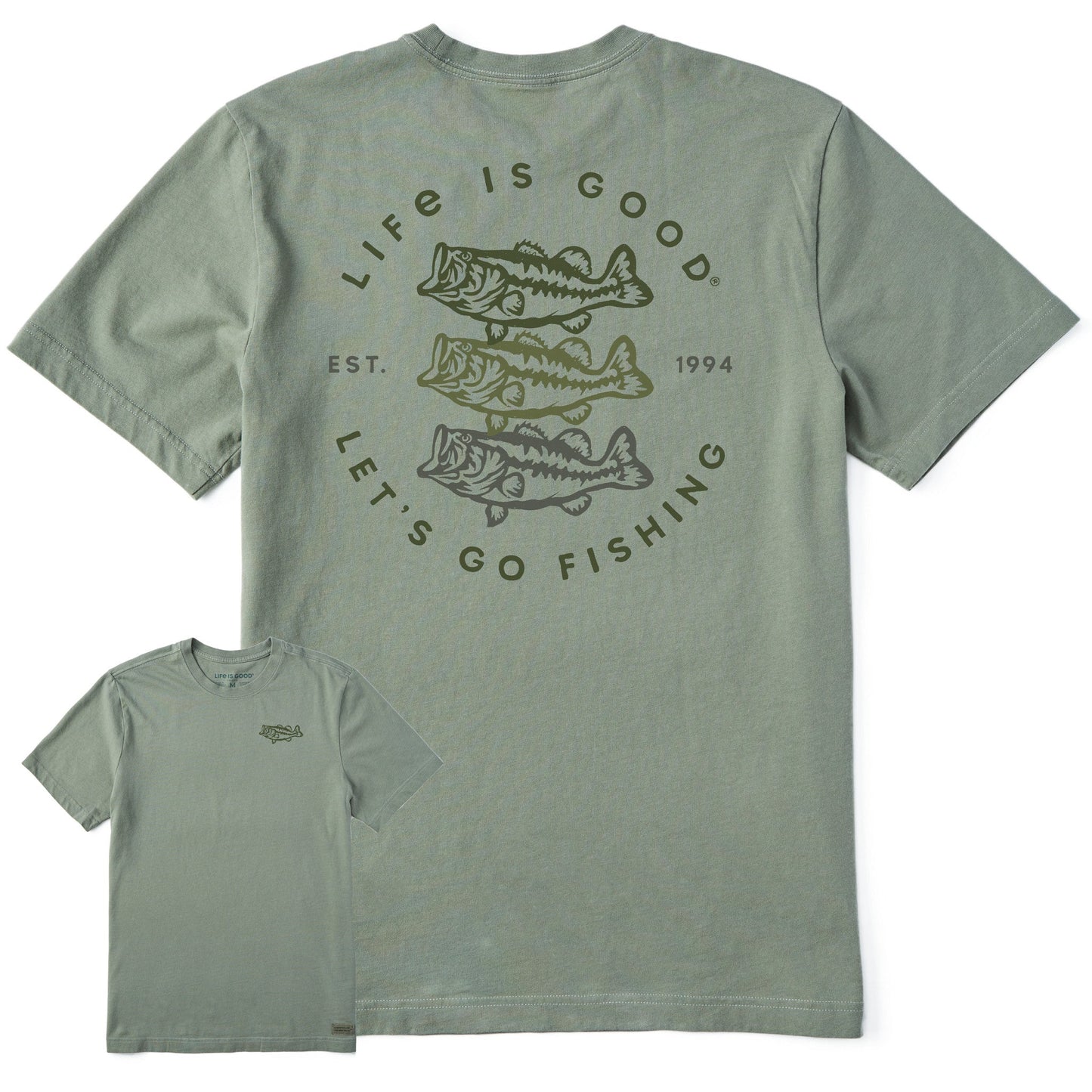 Men's Let's Go Fishing Short Sleeve Tee