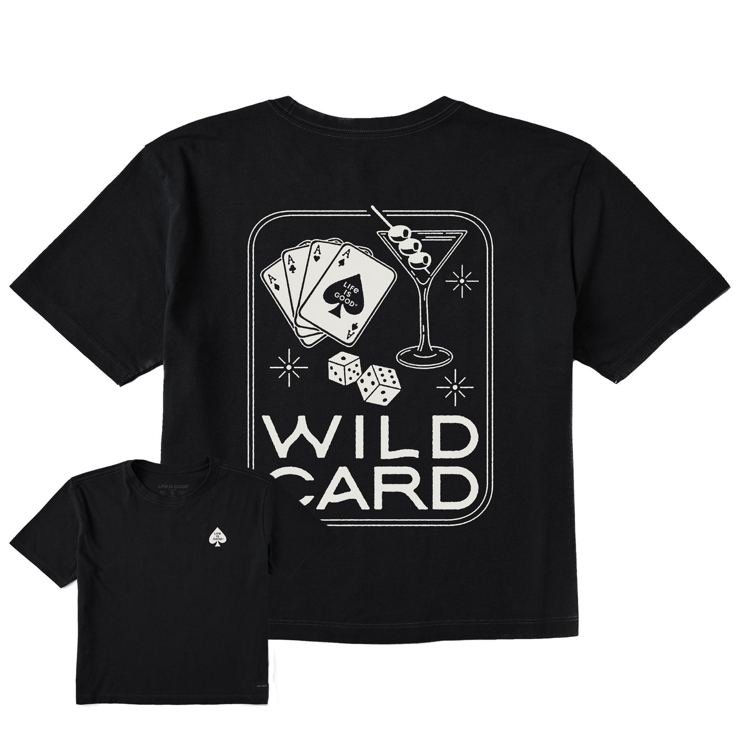Women's Wild Card Short Sleeve Crusher Boxy Tee