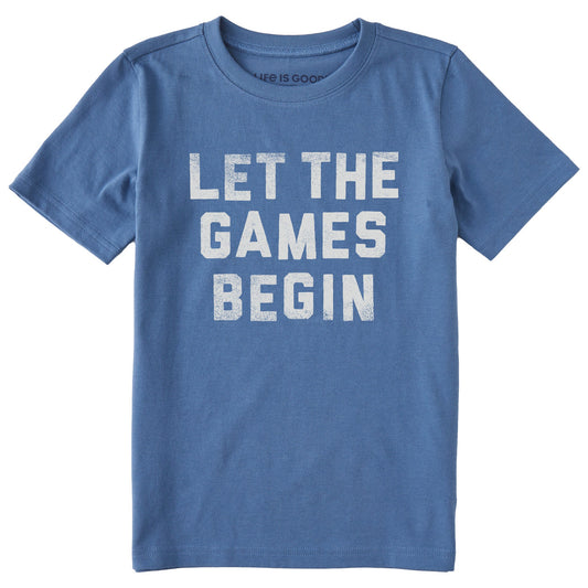 Kids Let the Games Begin Short Sleeve Crusher Tee