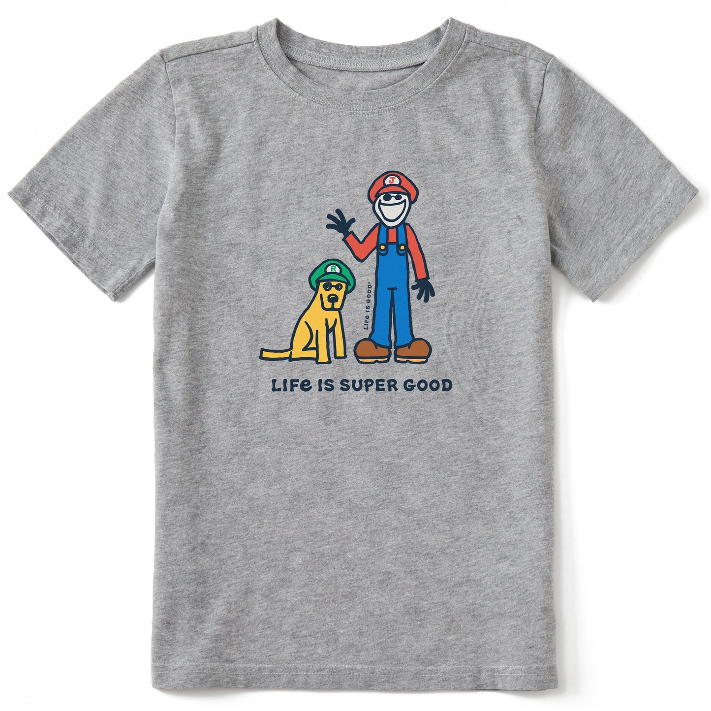 Kids Life is Super Good Short Sleeve Crusher Tee