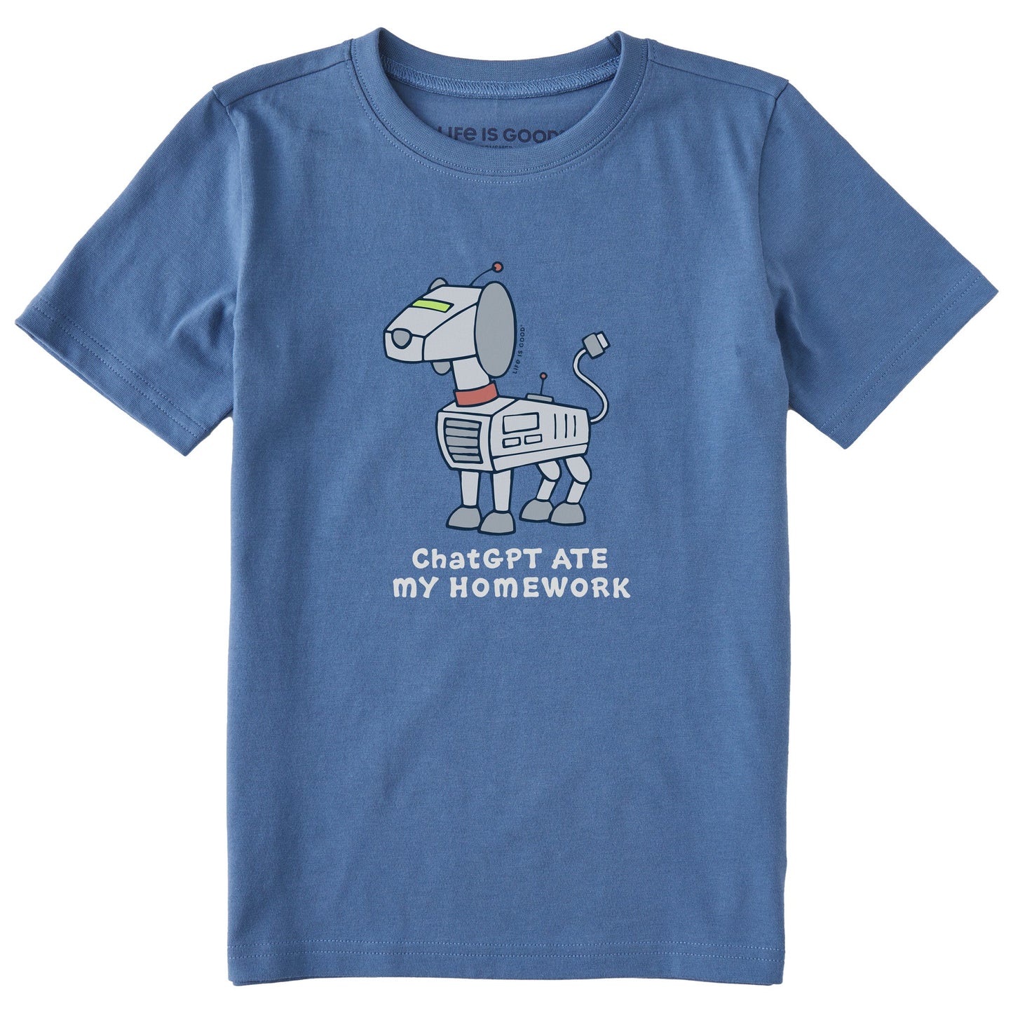 Kids ChatGPT Ate My Homework Short Sleeve Crusher Tee