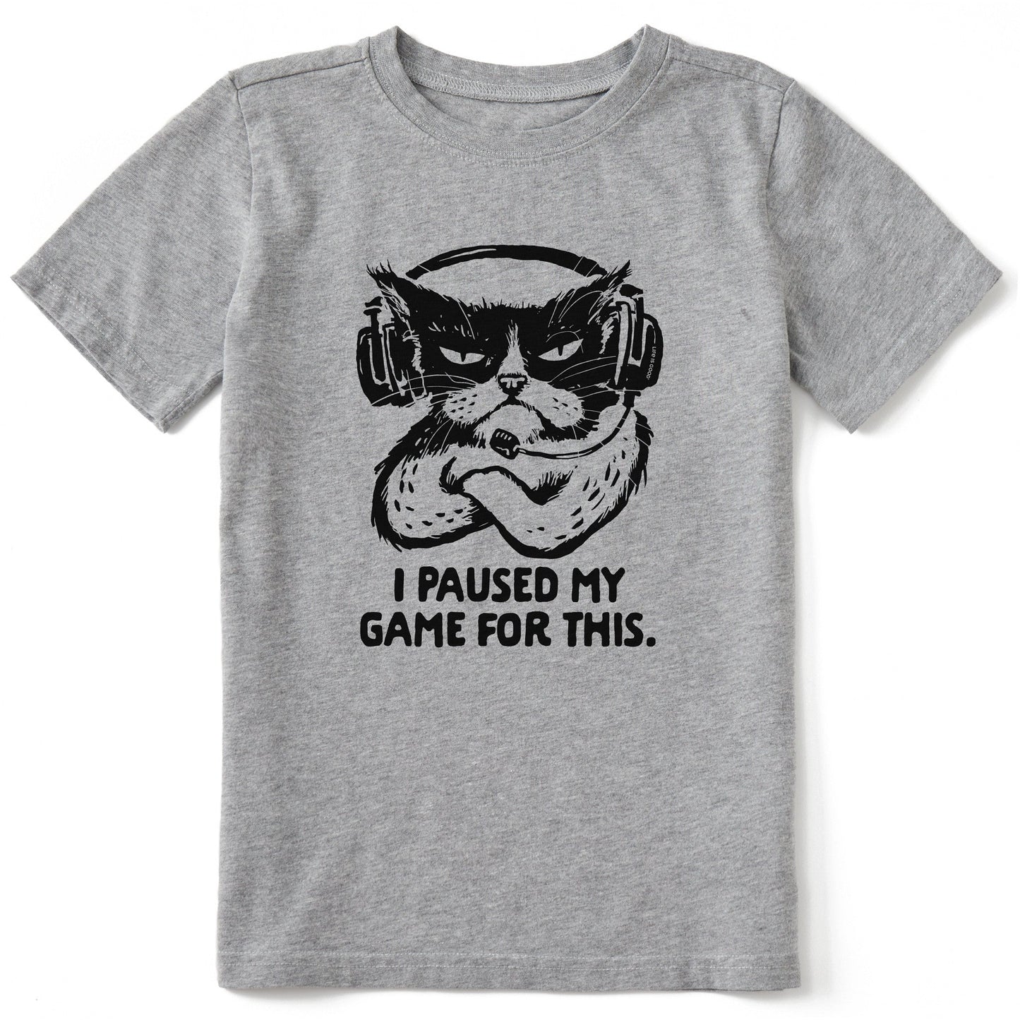 Kids I Paused My Game For This Short Sleeve Crusher Tee