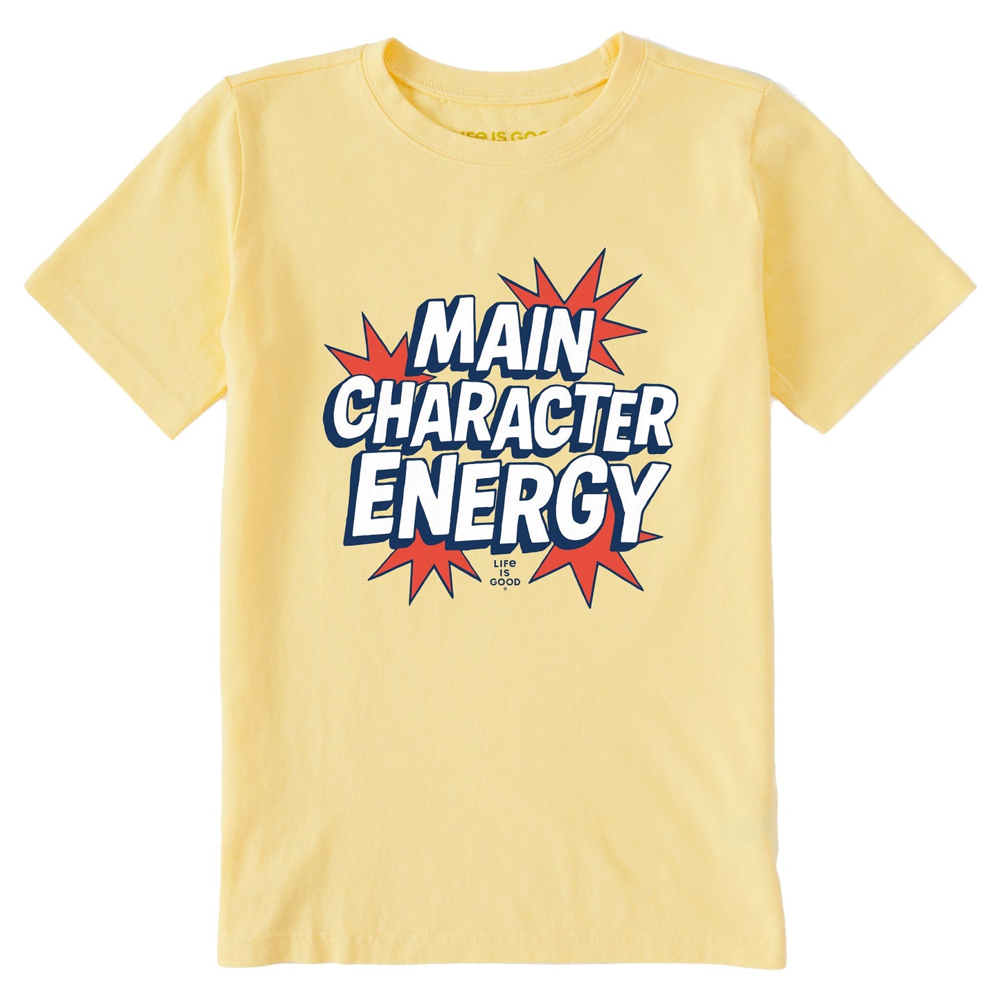 Kids Main Character Energy Explosion Short Sleeve Crusher Tee