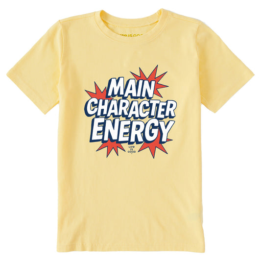 Kids Main Character Energy Explosion Short Sleeve Crusher Tee