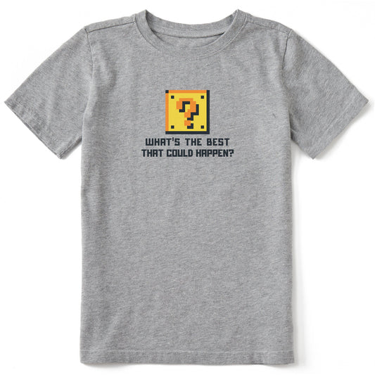 Kids What's the Best Mystery Short Sleeve Crusher Tee