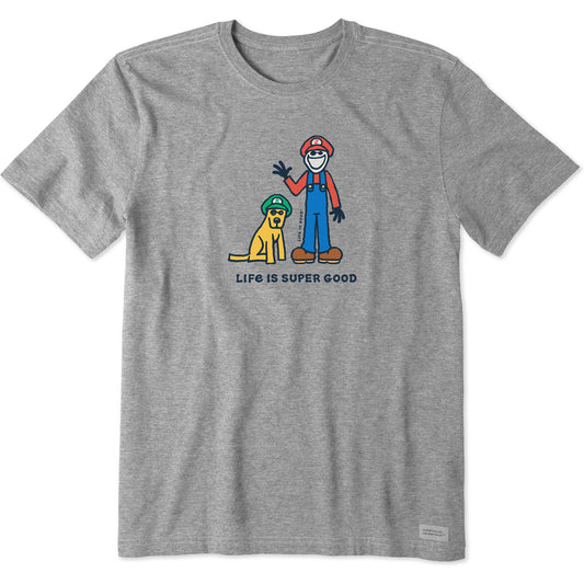 Men's Life is Super Good Short Sleeve Tee