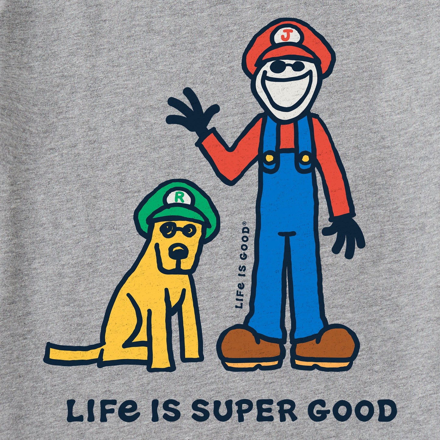 Men's Life is Super Good Short Sleeve Tee