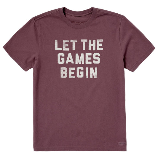 Men's Let the Games Begin Short Sleeve Crusher Tee