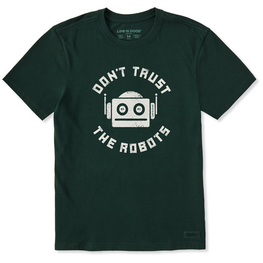 Men's Don't Trust the Robots Short Sleeve Crusher Tee