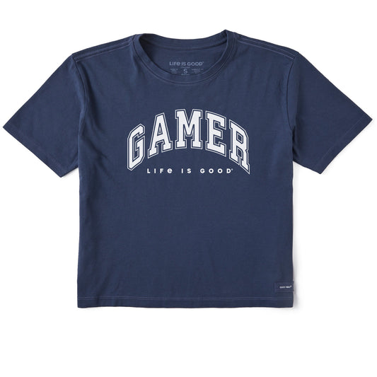 Women's Gamer Arch Short Sleeve Crusher Boxy Tee