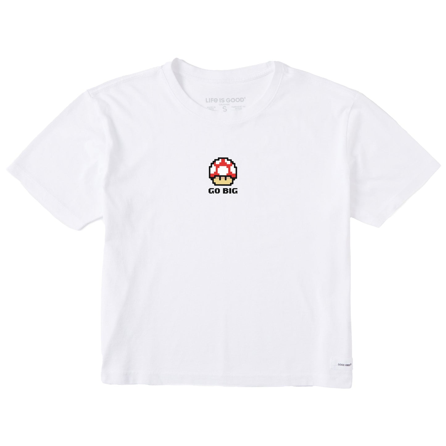Women's Go Big Mushroom Short Sleeve Crusher Boxy Tee