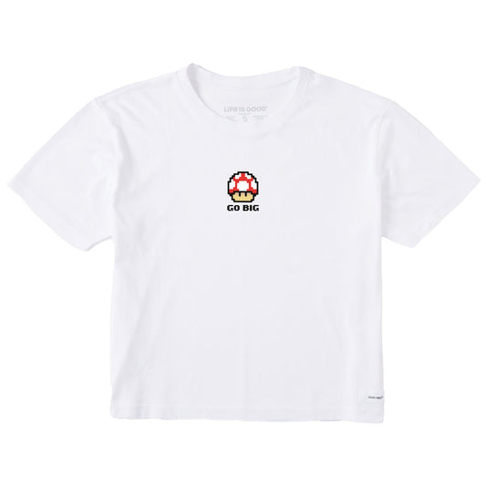 Women's Go Big Mushroom Short Sleeve Crusher Boxy Tee