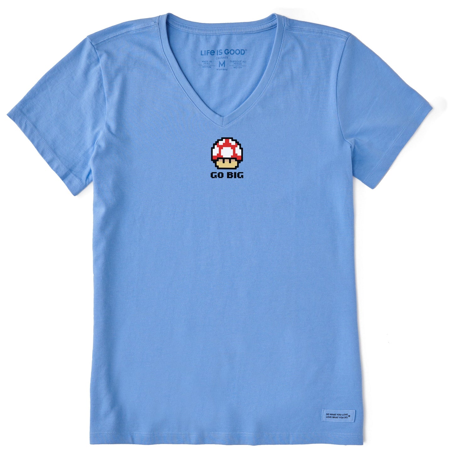 Women's Go Big Mushroom Short Sleeve Vee