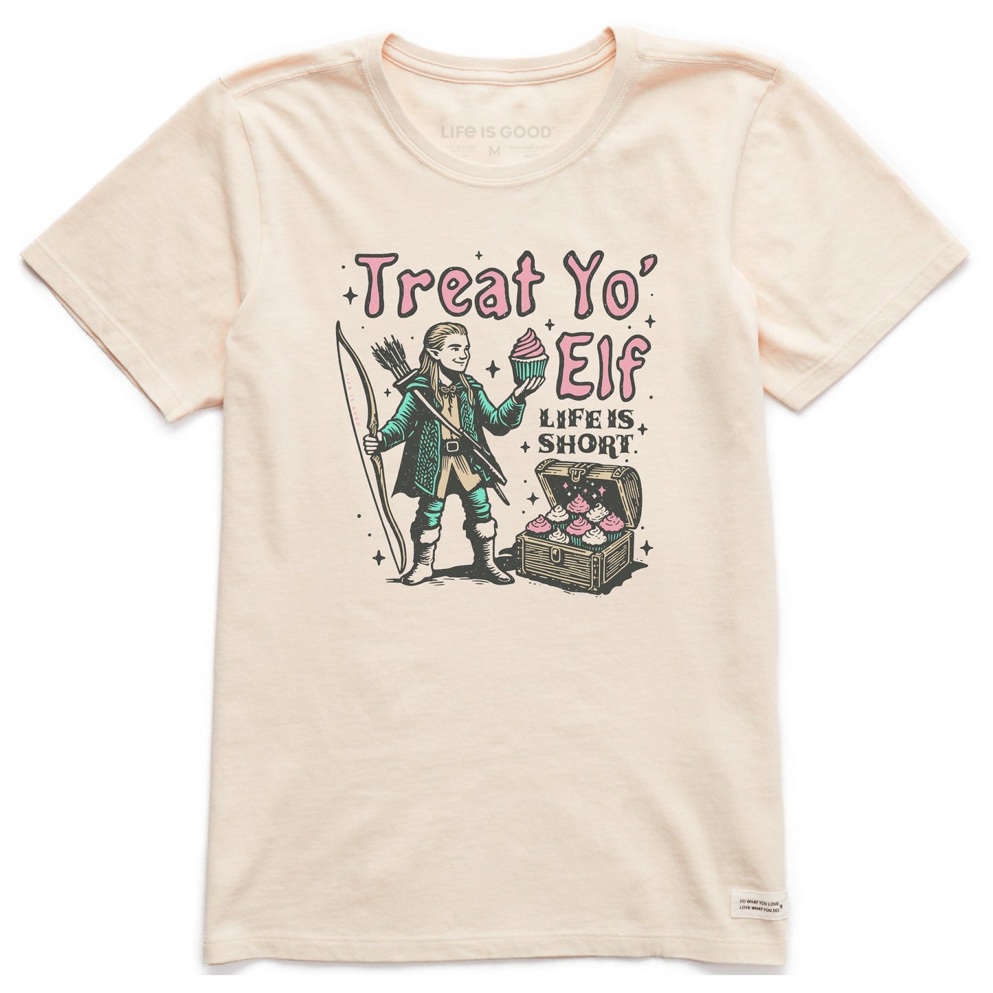 Women's Treat Yo Elf Short Sleeve Crusher Tee