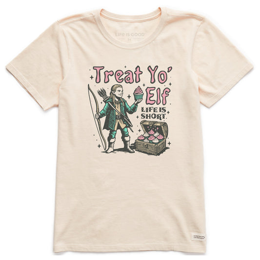 Women's Treat Yo Elf Short Sleeve Crusher Tee