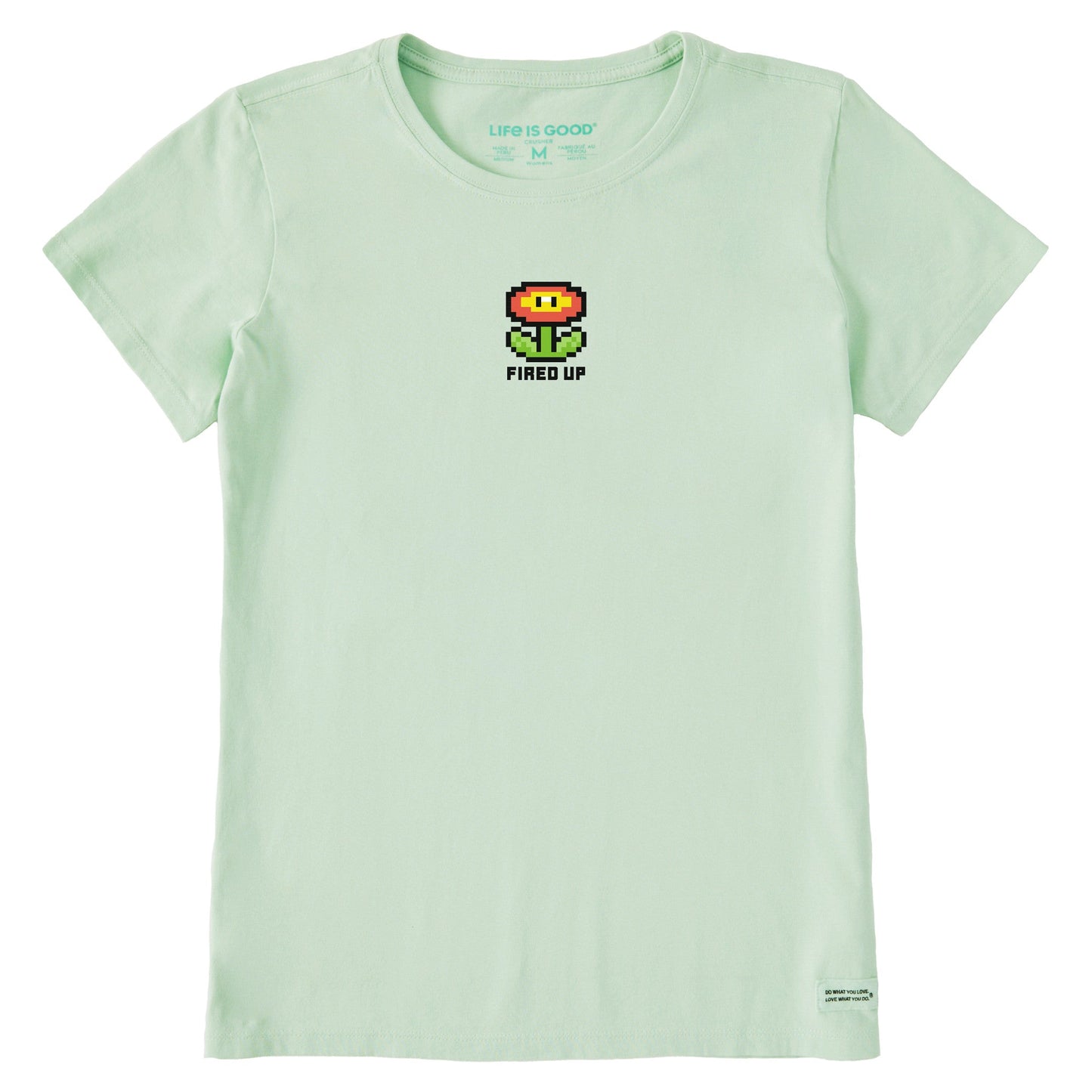 Women's Fired Up Flower Short Sleeve Crusher Tee