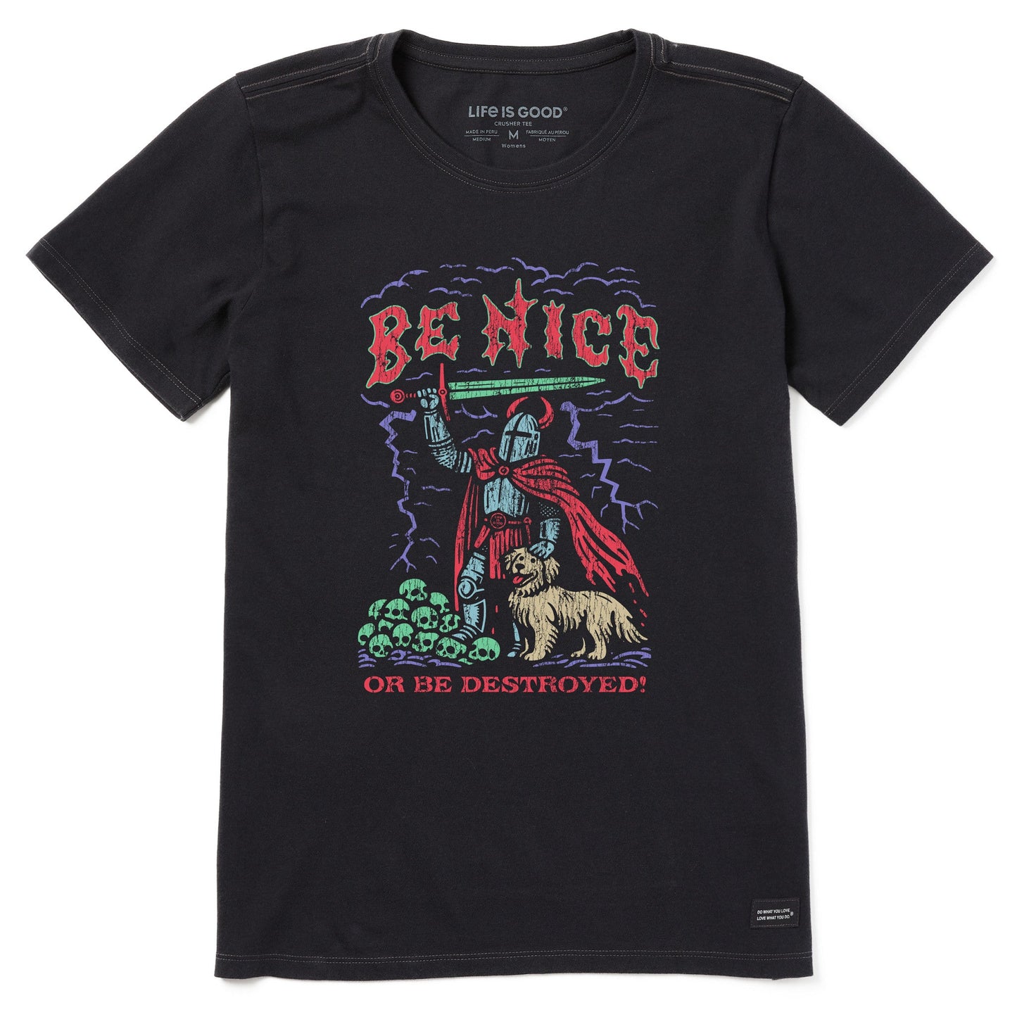 Women's Be Nice or be Destroyed Short Sleeve Tee