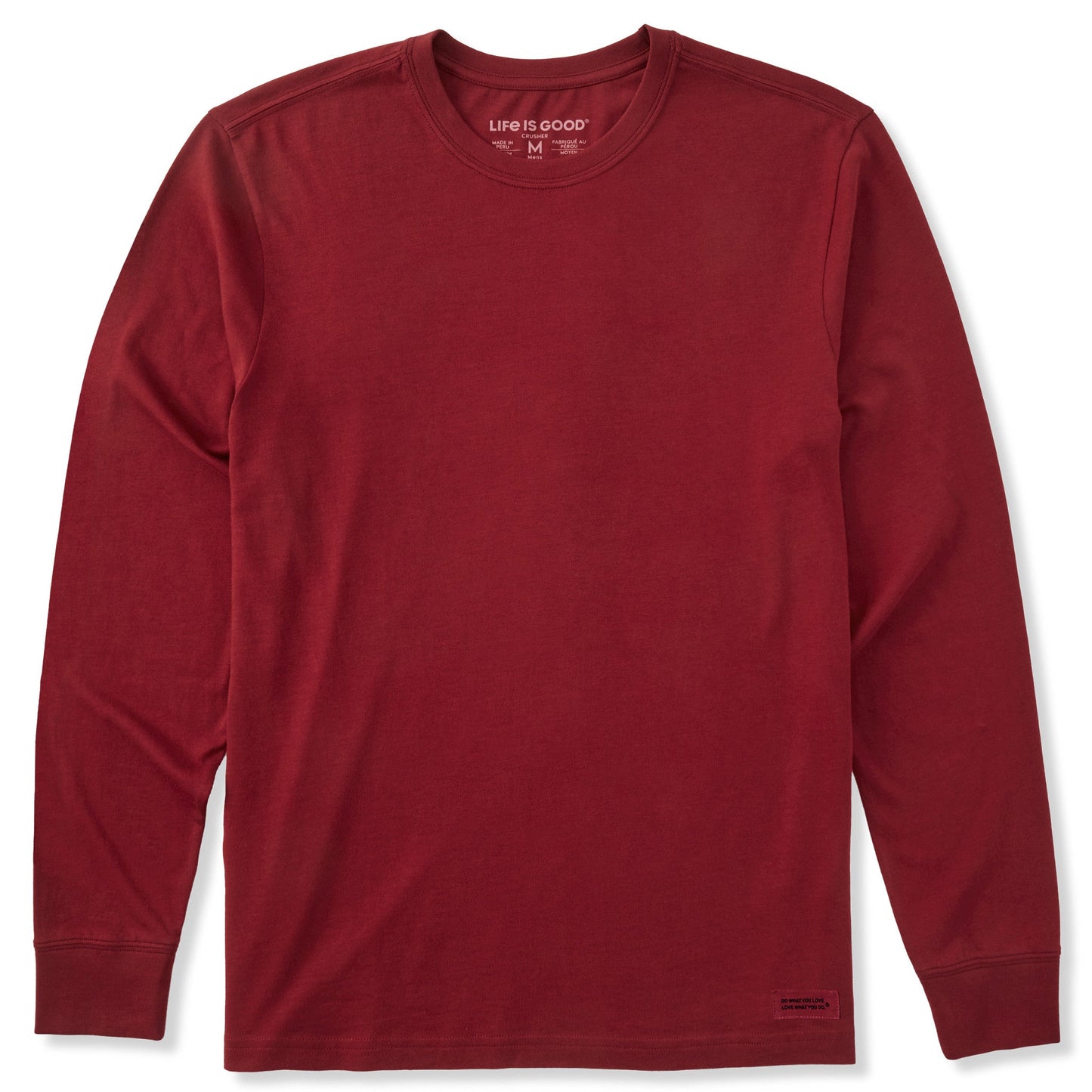 Men's Solid Long Sleeve Tee
