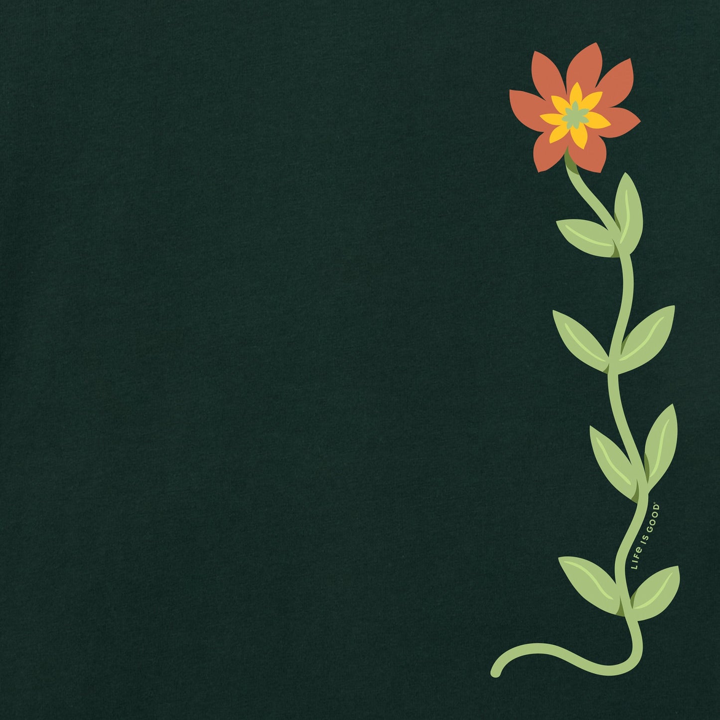 Women's Climbing Flower Short Sleeve Crusher Tee