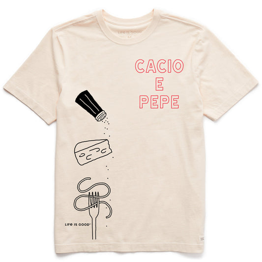 Men's Cacio e Pepe Short Sleeve Crusher Tee