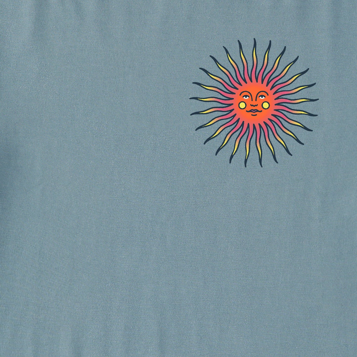 Men's Wavy Sun Short Sleeve Crusher Tee