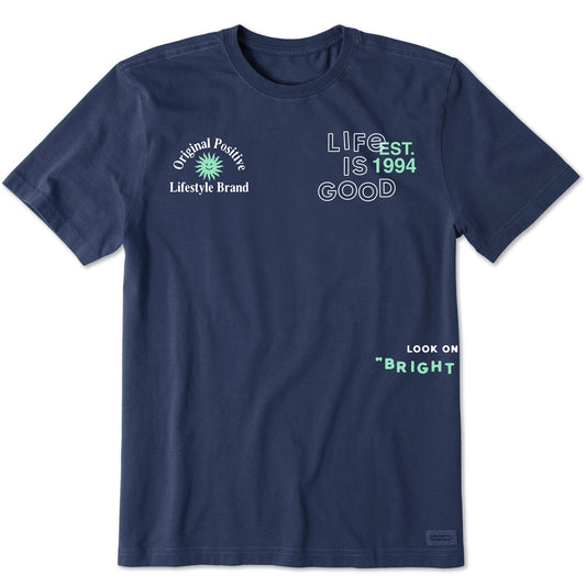 Men's OG Positive Lifestyle Brand Short Sleeve Crusher Tee