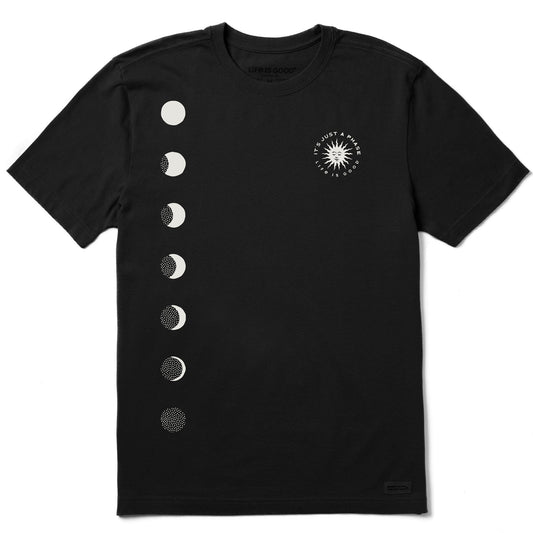 Men's Moon Phase Stack Short Sleeve Crusher Tee